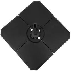 Outsunny 4-Piece Heavy Duty Cantilever Offset Umbrella Stand Base Weight, 264 Lb. Capacity, Easy To Fill With Water Or Sand -OUTSUNNY Sales Store GUEST f9dcb0fc 6f3c 4f4b aa58 a207b7d3124b