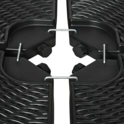 Outsunny 4-Piece 150lb Cantilever Patio Umbrella Base Weights For Offset Hanging Umbrella, Fasteners, Wicker-like HDPE Water Or Sand Weights, Black -OUTSUNNY Sales Store GUEST fa0cab42 9342 4799 bf1a 667f3629eeaf