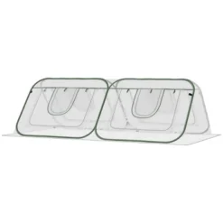 Outsunny Pop Up Greenhouse Mini Warm House With Roll Up Doors And Portable Zipper Bag For Plants Outdoor, 95" X 47" X 30" -OUTSUNNY Sales Store GUEST fba9e196 90a3 4218 9bc8 b956869b9f2a