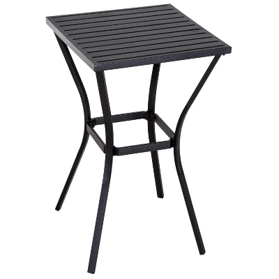 Outsunny 3PCS Patio Bar Set With Soft Cushion, Rattan Wicker Outdoor Furniture Set For Backyards, Lawn, Deck, Poolside 4 Outsunny 3PCS Patio Bar Set With Soft Cushion, Rattan Wicker Outdoor Furniture Set For Backyards, Lawn, Deck, Poolside - Image 4